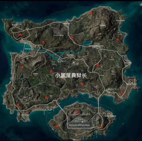 绝地求生怎么按地图