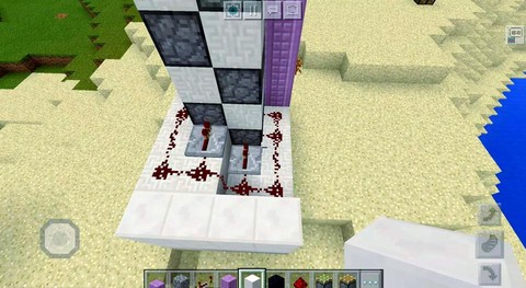 我的世界怎么做红石电梯