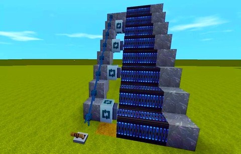 迷你世界中怎么做电梯