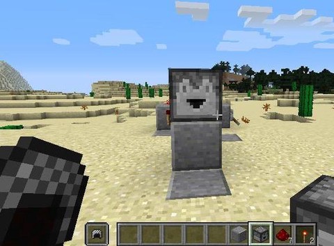 我的世界怎么做机关枪